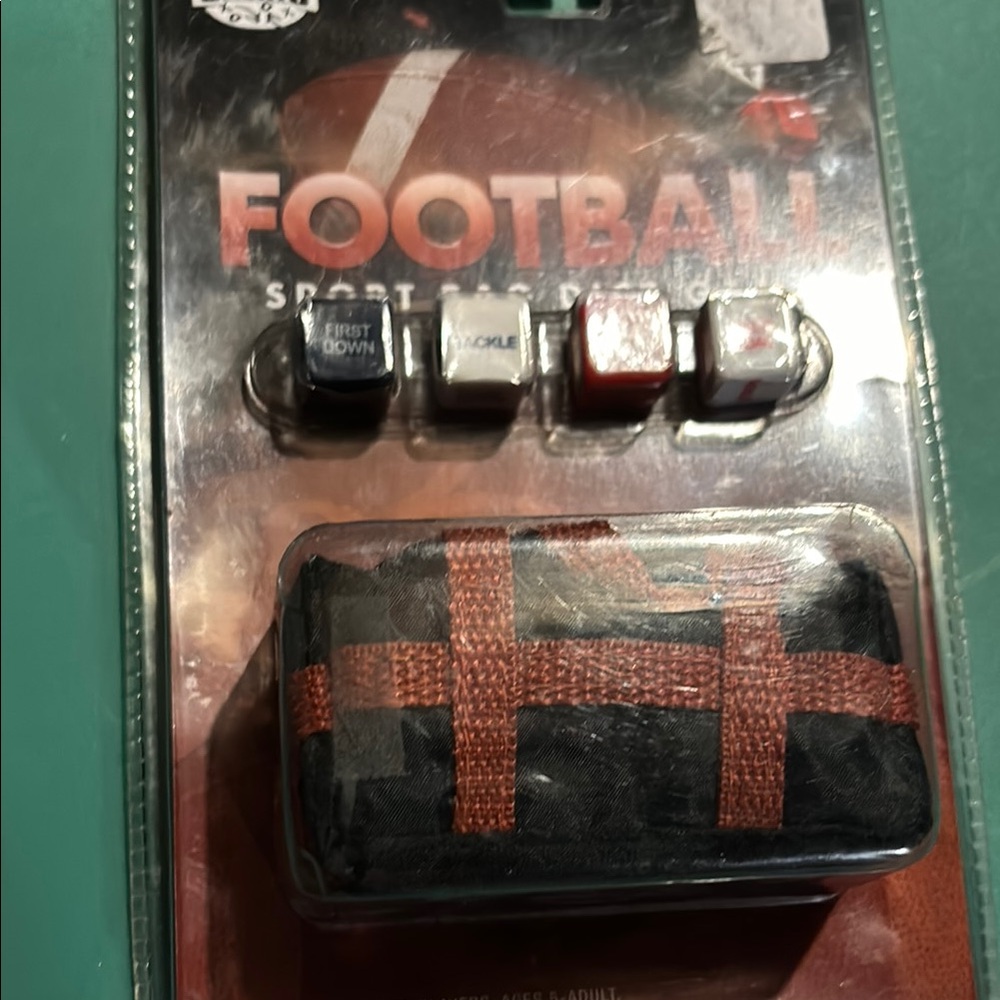 Football Sportsbag  with Dice game.